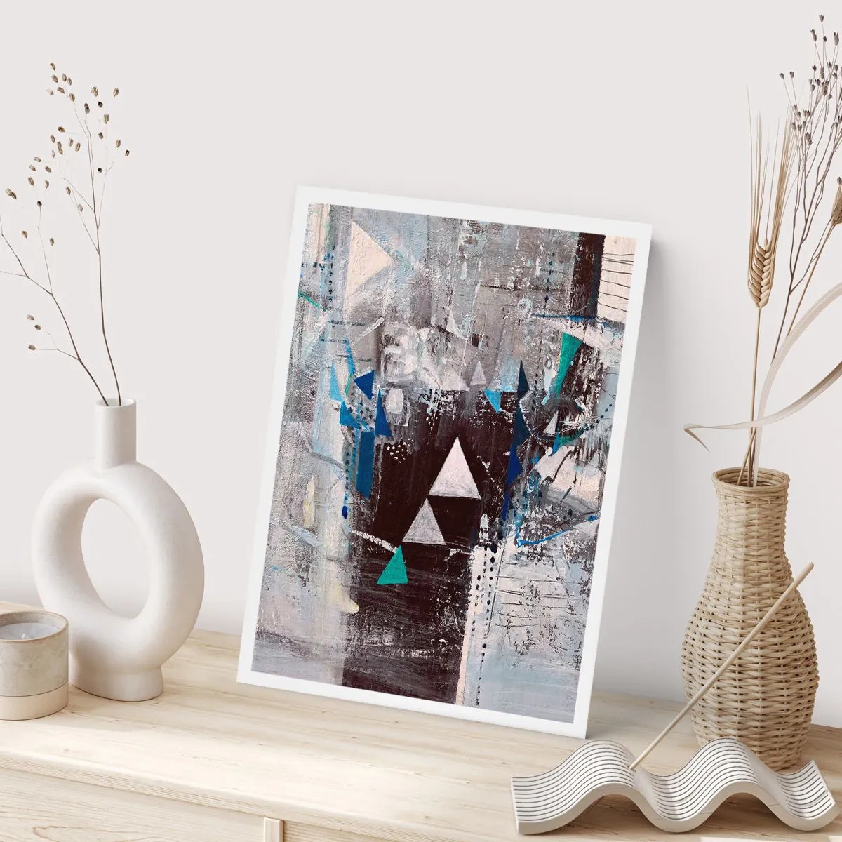 Affiche - Poster - Ordre prioritaire des triangles - 70x100 cm