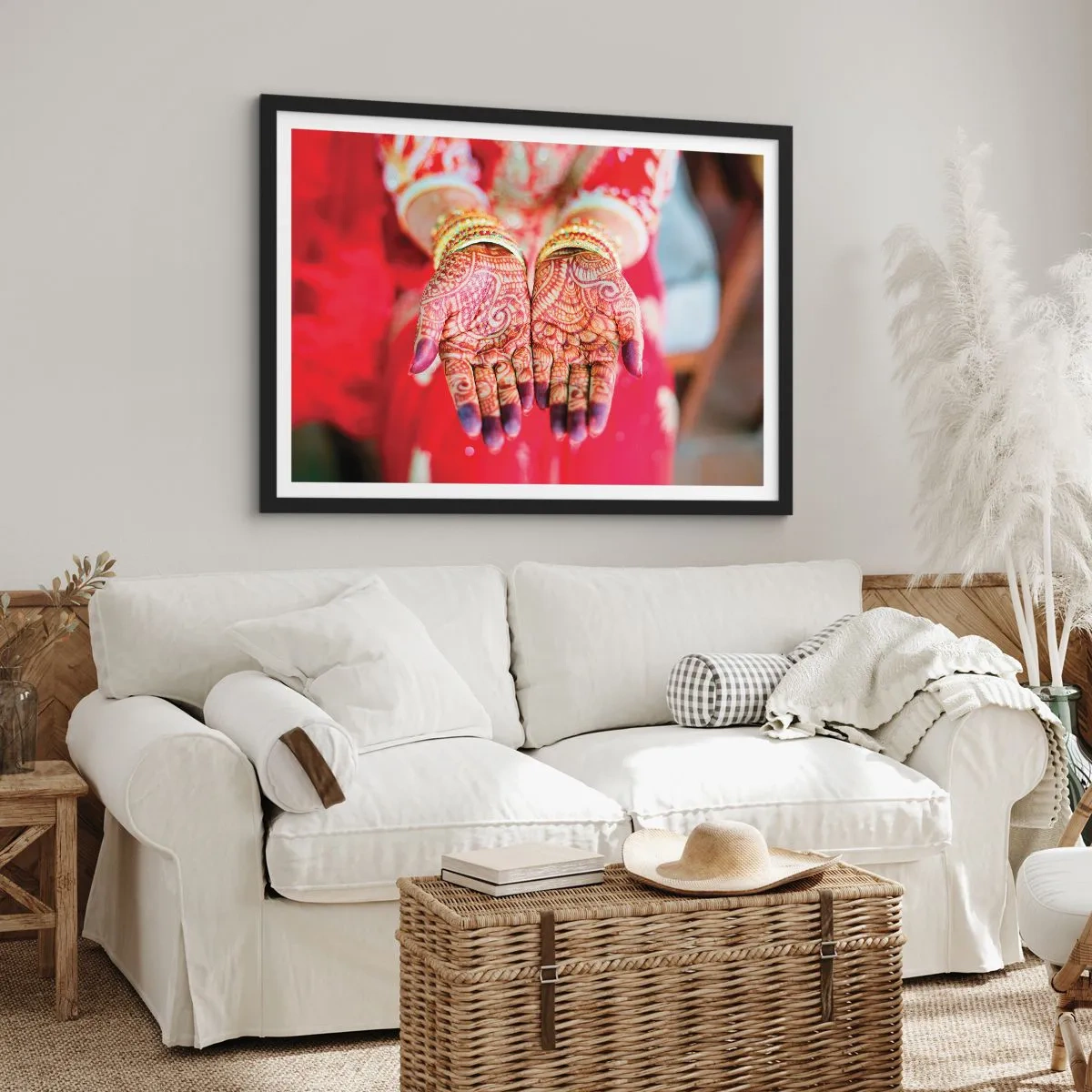 Affiche dans un cadre noir - Poster - Prêt à saisir votre chance - 40x30 cm