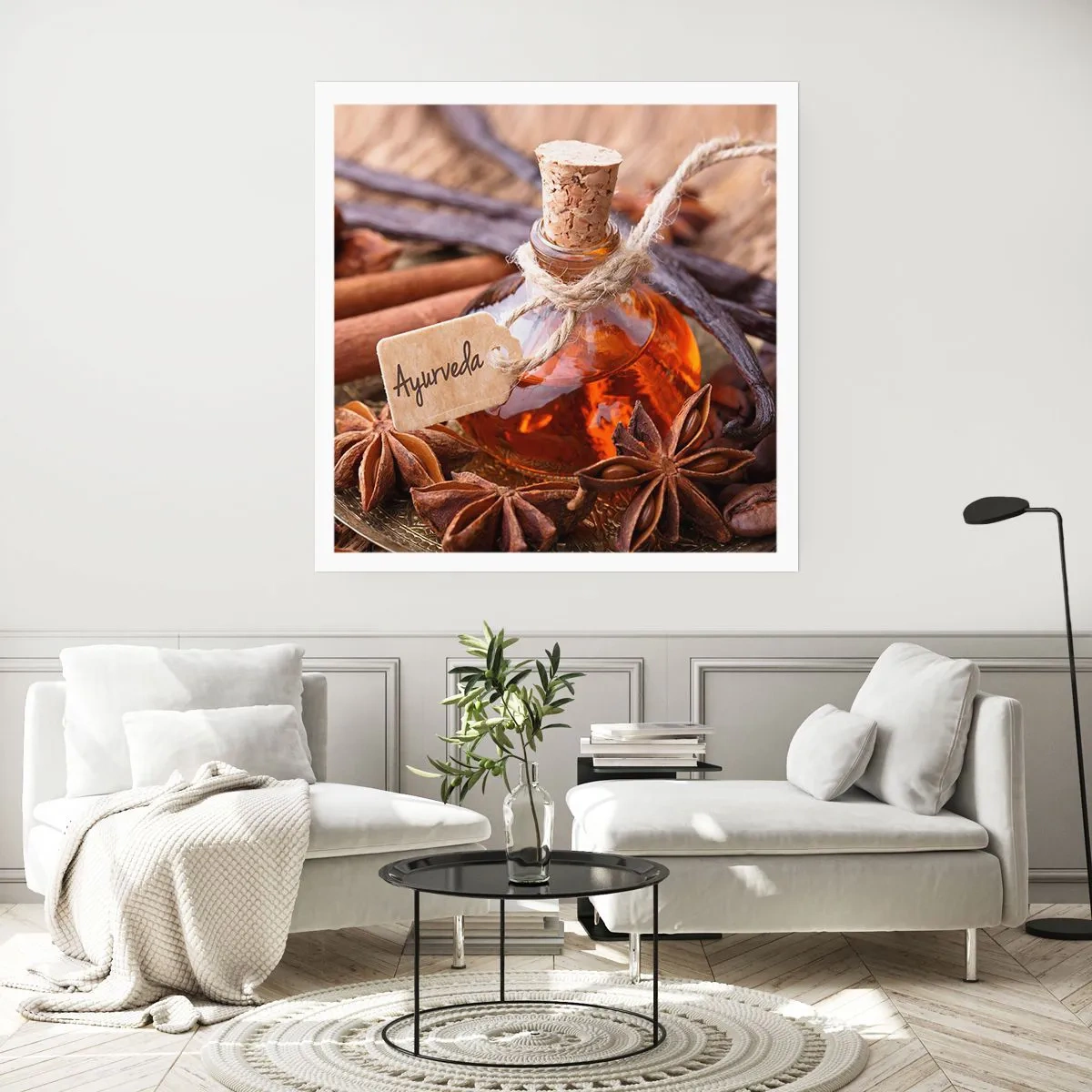 Affiche - Poster - Vers l'unité du corps et de l'esprit - 60x60 cm