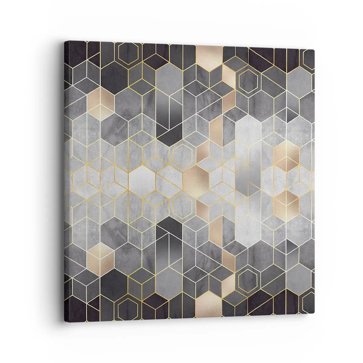 Impression sur toile - Image sur toile - Composition de diamants - 30x30 cm