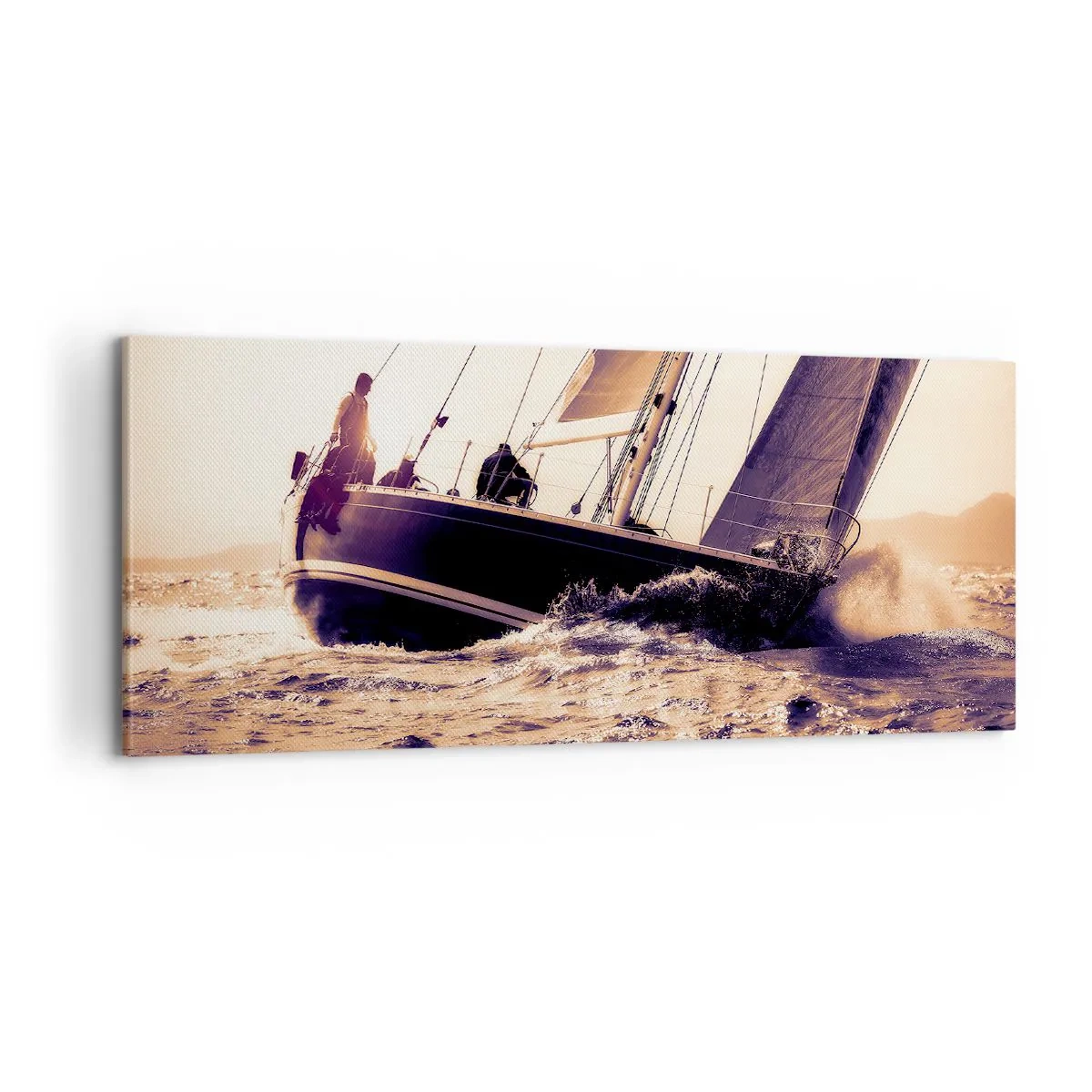 Impression sur toile - Image sur toile - Navigue, marin - 100x40 cm