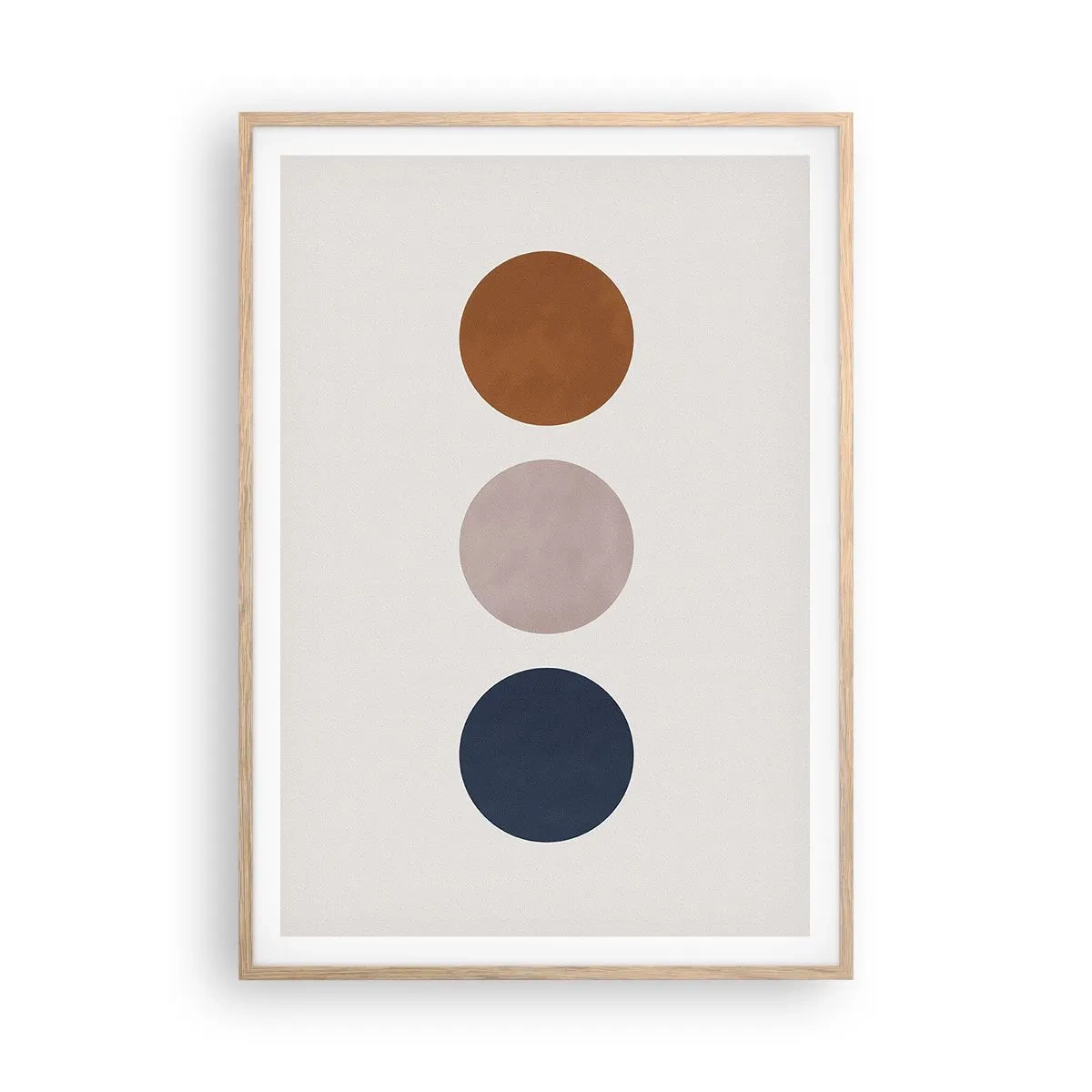 Affiche dans un chêne clair - Poster - Symbole d'excellence - 70x100 cm