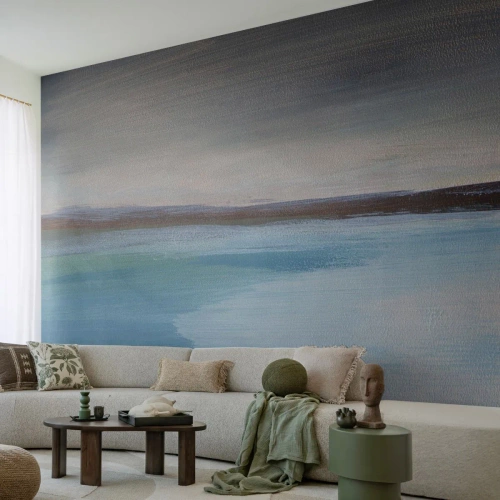 Papier Peint Photo Premium Canvas - Paysage horizontal - Mer, Morceau, Plage - 200x140 cm