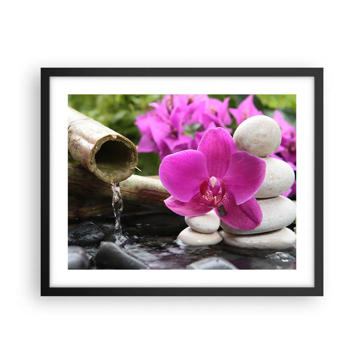 Affiche dans un cadre noir - Poster - Tu te reposes déjà - 50x40 cm