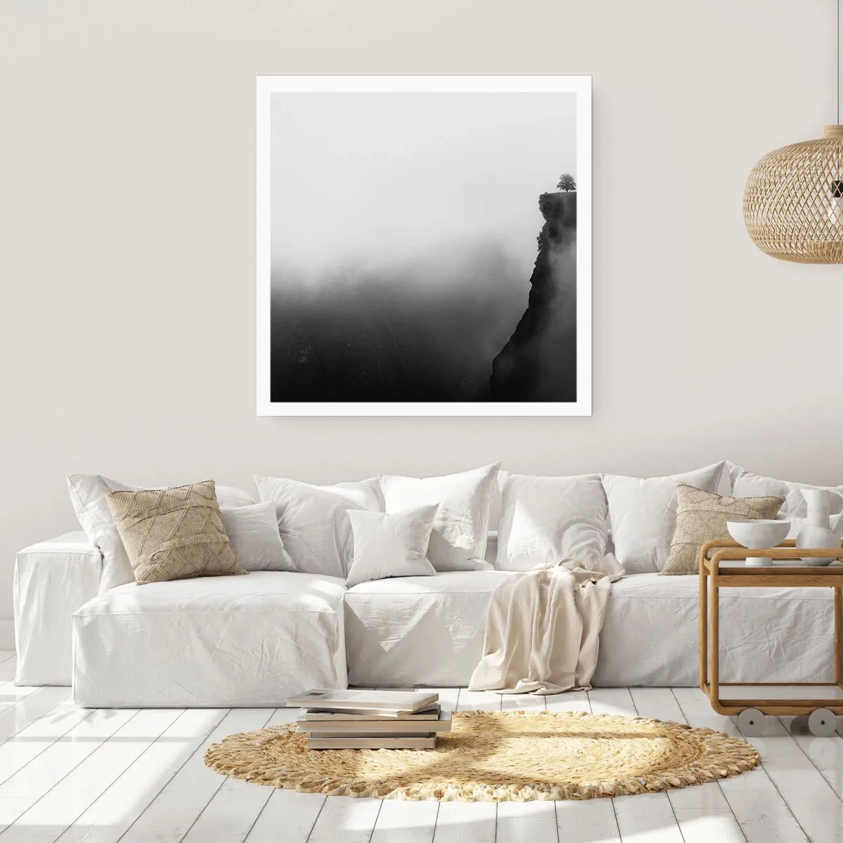 Affiche - Poster - Au bord du monde - 30x30 cm