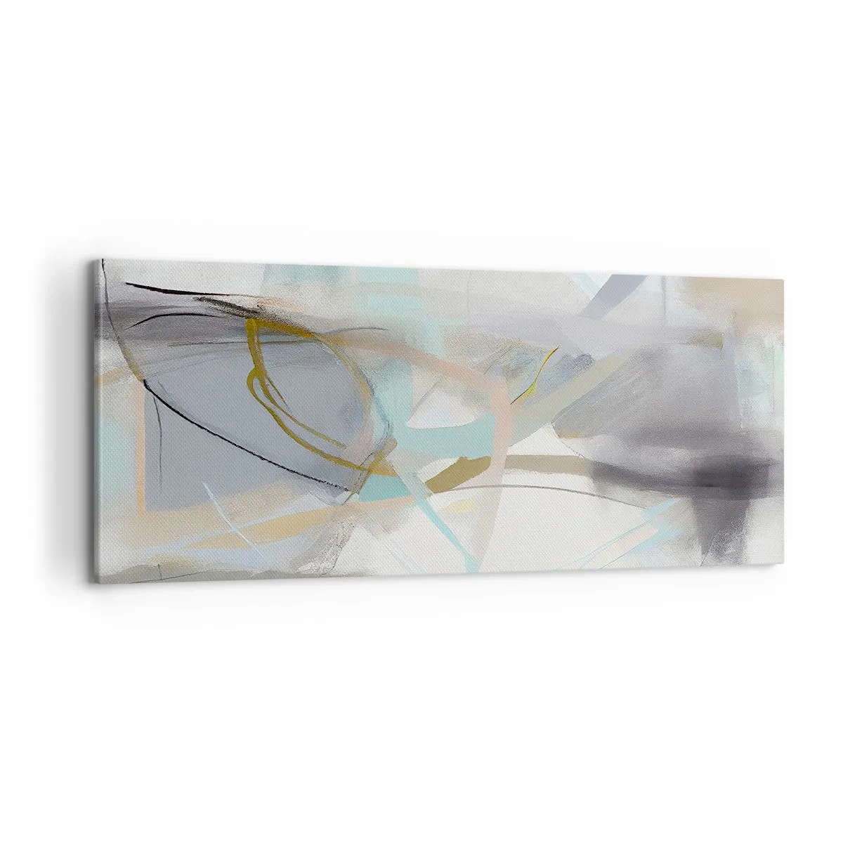 Impression sur toile - Image sur toile - Abstraction brumeuse - 100x40 cm