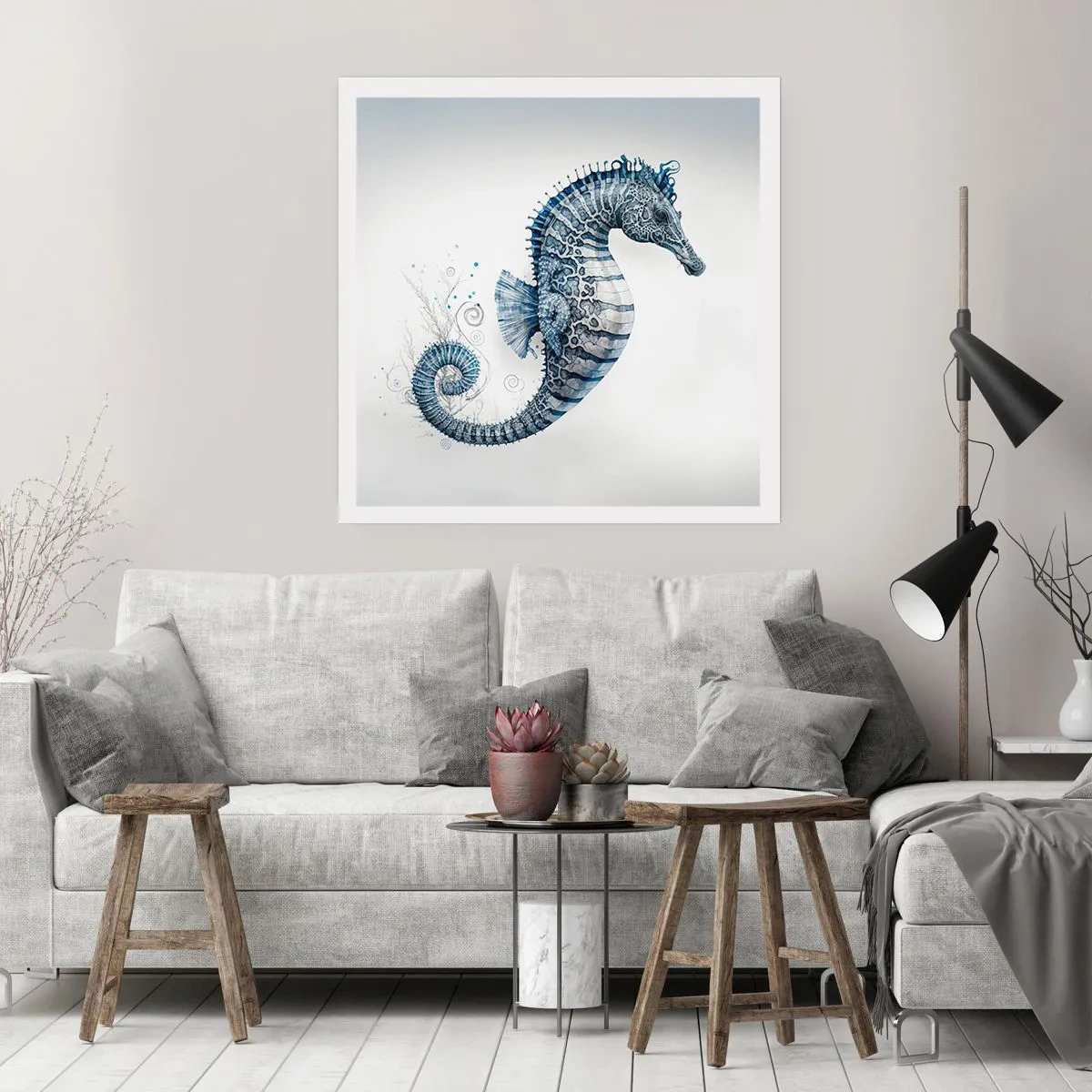 Affiche - Poster - Une subtile plaisanterie de la nature - 30x30 cm