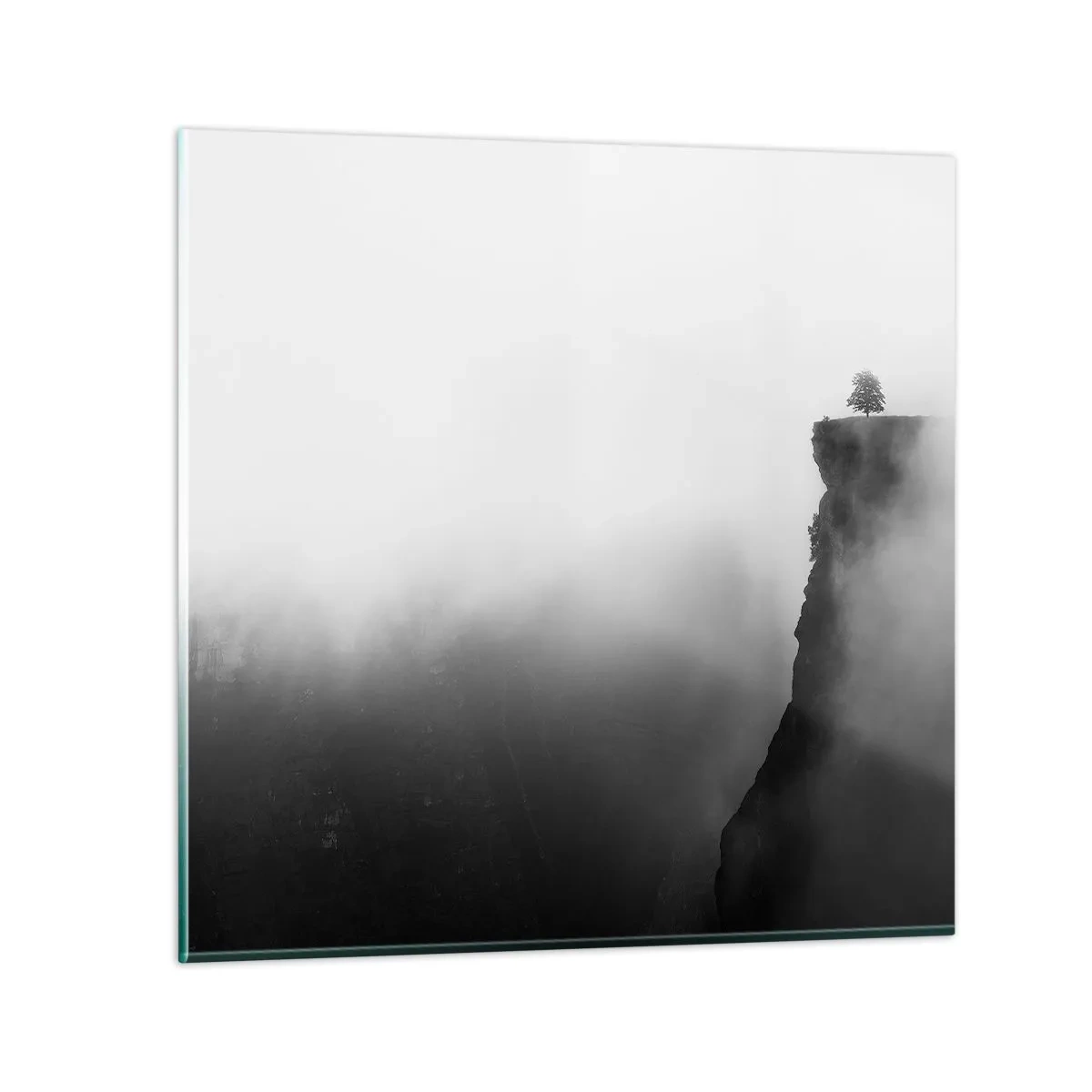 Impression sur verre - Image sur verre - Au bord du monde - 30x30 cm
