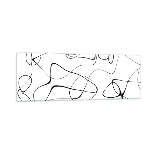 Impression sur verre - Image sur verre - Le chemin de la vie, les voies du hasard - 90x30 cm