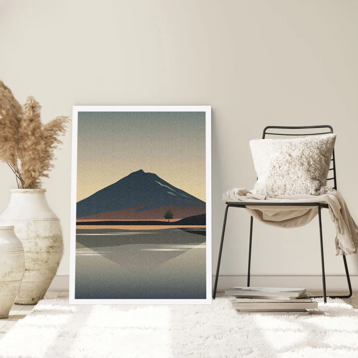 Affiche - Poster - Reflet de miroir - 40x50 cm