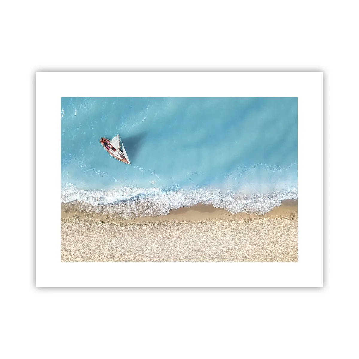 Affiche - Poster - A la frontière de l'azur et de l'or - 40x30 cm