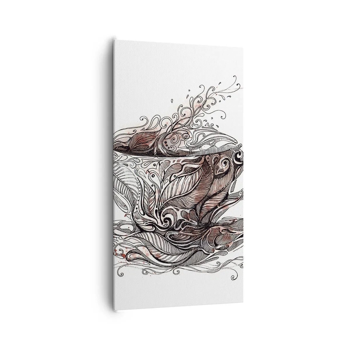 Impression sur toile - Image sur toile - Du thé, bon pour tout - 65x120 cm