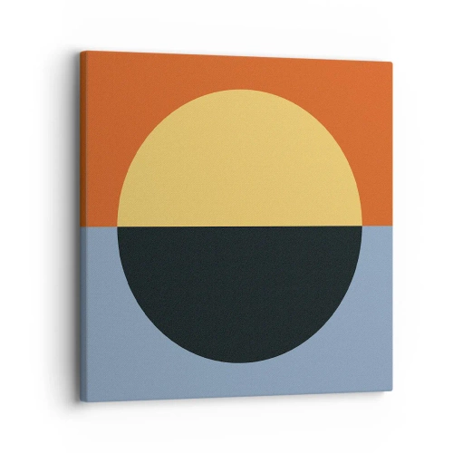 Impression sur toile - Image sur toile - Composition de chaleur et de fraîcheur - 30x30 cm