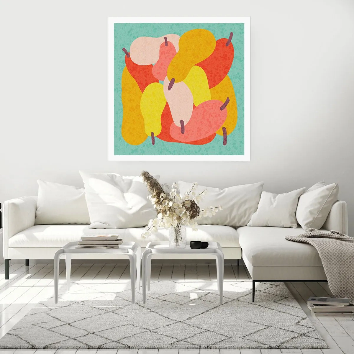 Affiche - Poster - Essayez le soleil d'été - 60x60 cm