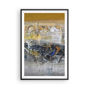Affiche dans un cadre noir - Poster - Tout se met en place - 61x91 cm