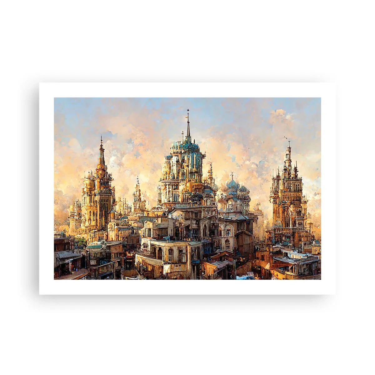 Affiche - Poster - Ville des villes - 70x50 cm