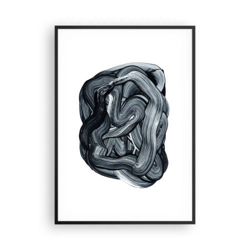 Affiche dans un cadre noir - Poster - Ce n'est pas si simple - 70x100 cm