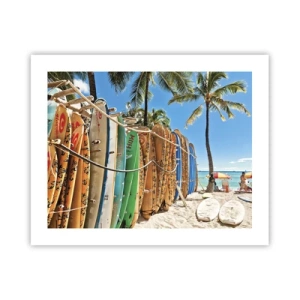 Affiche - Poster - Jeux ensoleillés - 50x40 cm