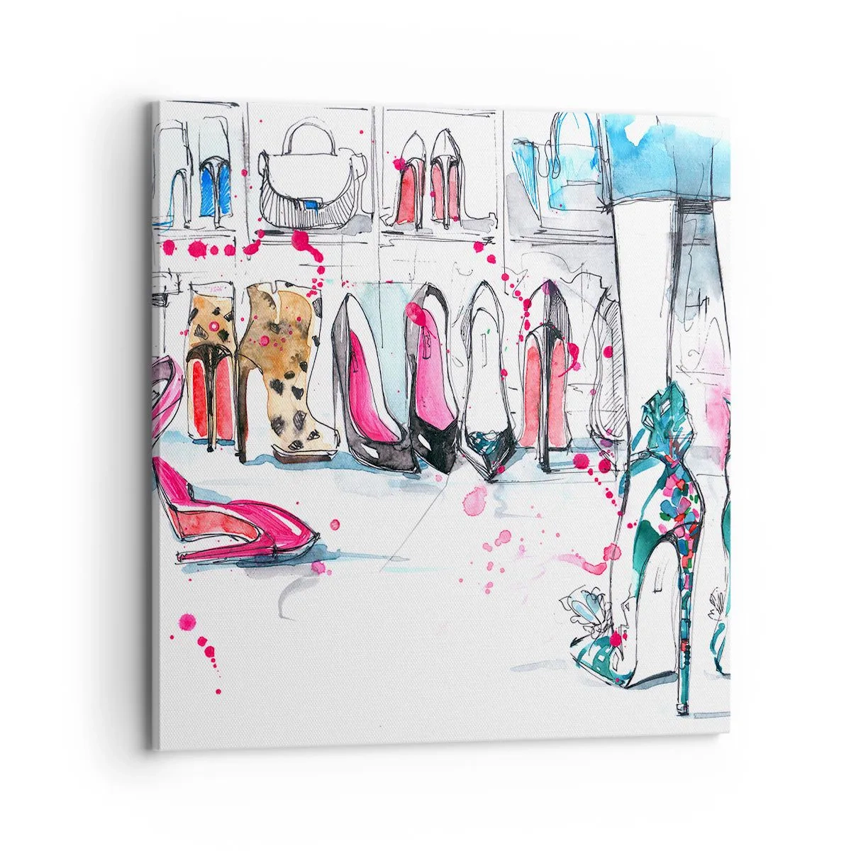 Impression sur toile - Image sur toile - Sésame, ouvre-toi - 70x70 cm