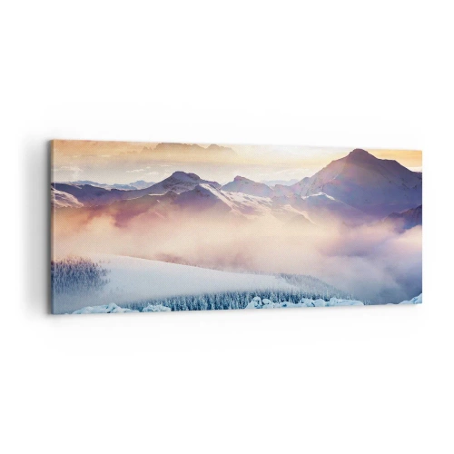 Impression sur toile - Image sur toile - La force et la pureté de la nature - 100x40 cm