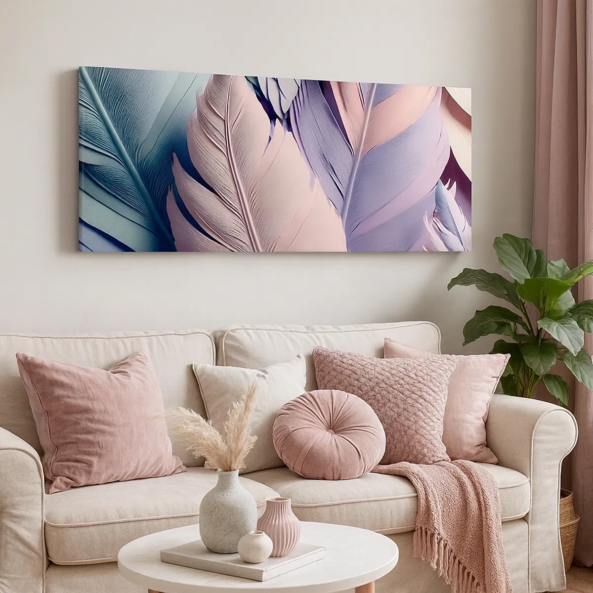 Impression sur toile - Image sur toile - Oiseau chic - 30x30 cm