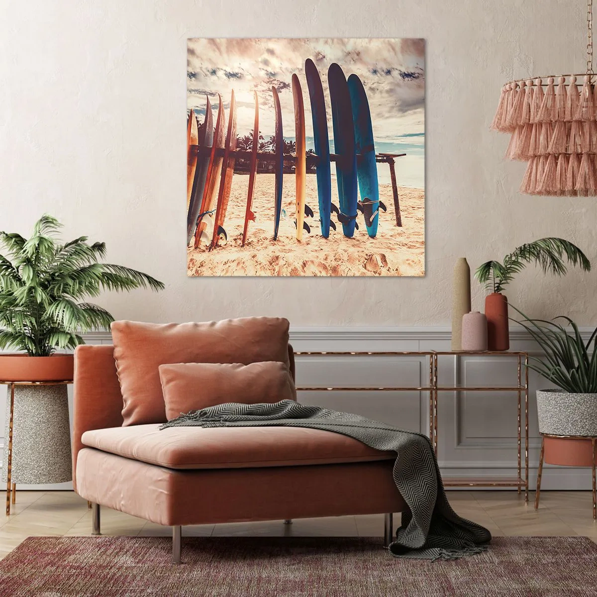 Impression sur toile - Image sur toile - Bonne nuit, à demain - 60x60 cm