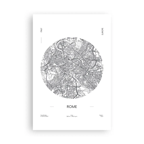Affiche - Poster - Anatomie de Rome - 61x91 cm