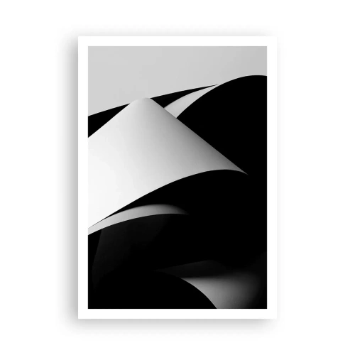 Affiche - Poster - Plans de lumière venus des profondeurs de l'ombre - 70x100 cm