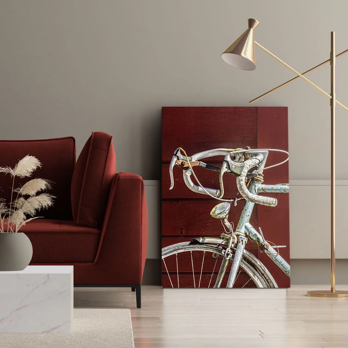 Impression sur toile - Image sur toile - Construit pour la victoire - 45x80 cm