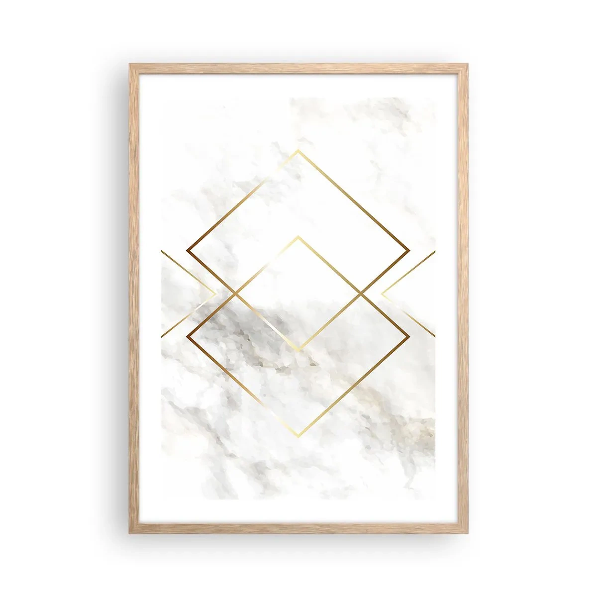 Affiche dans un chêne clair - Poster - Vue à l'infini - 50x70 cm