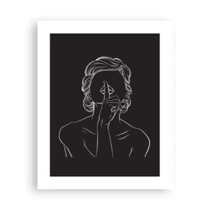 Affiche - Poster - La beauté s'épanouit en silence - 40x50 cm