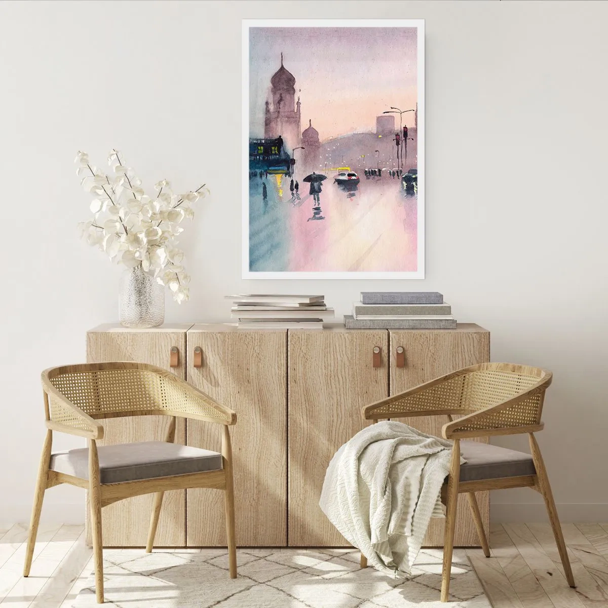 Affiche - Poster - Dans une brume pluvieuse - 30x40 cm