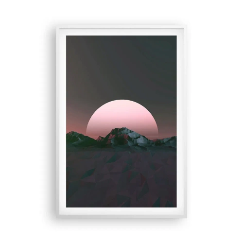 Affiche dans un cadre blanc - Poster - Dans une galaxie voisine - 61x91 cm