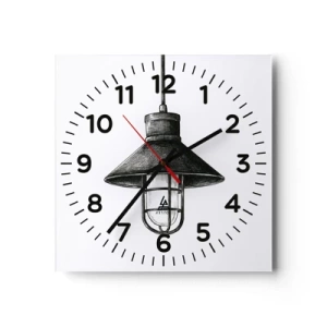 Horloge murale - Pendule murale - Comme il y a des années… - 30x30 cm