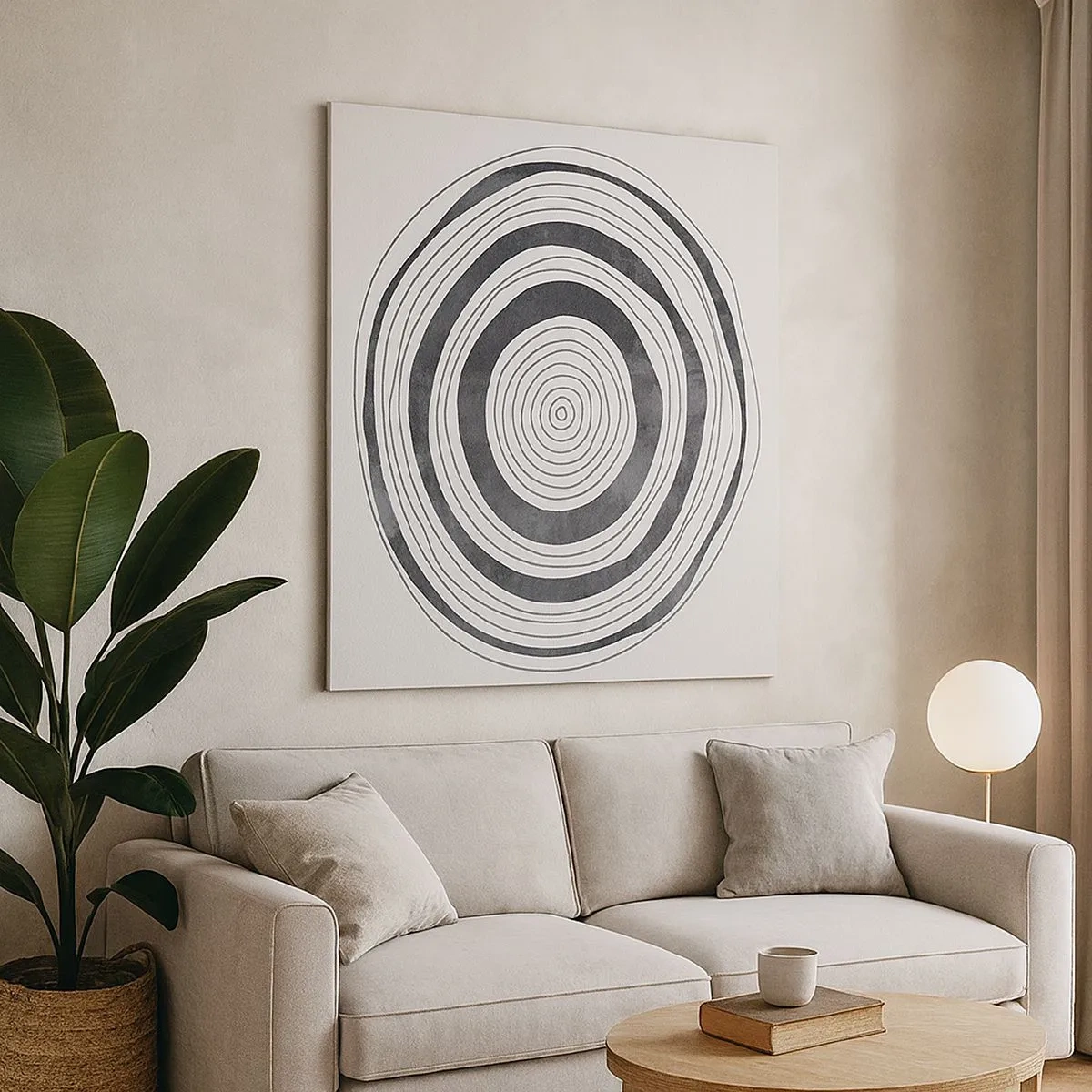 Impression sur toile - Image sur toile - Ce qui est important c'est ce qu'il y a entre les deux - 30x30 cm