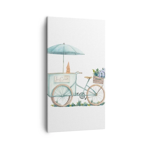 Impression sur toile - Image sur toile - Doux souvenir d'été - 45x80 cm