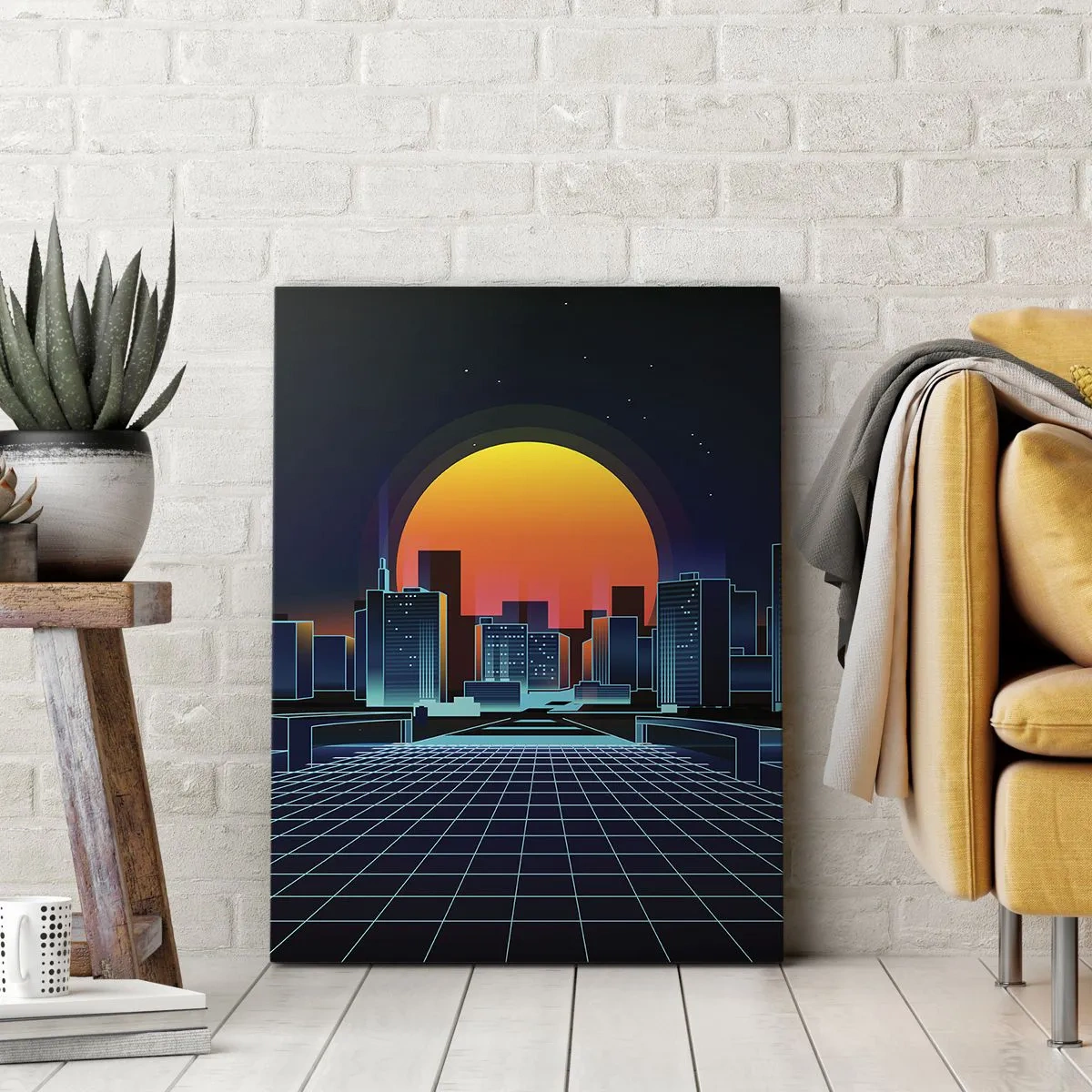 Impression sur toile - Image sur toile - Vous voulez toujours passer au réel ? - 45x80 cm