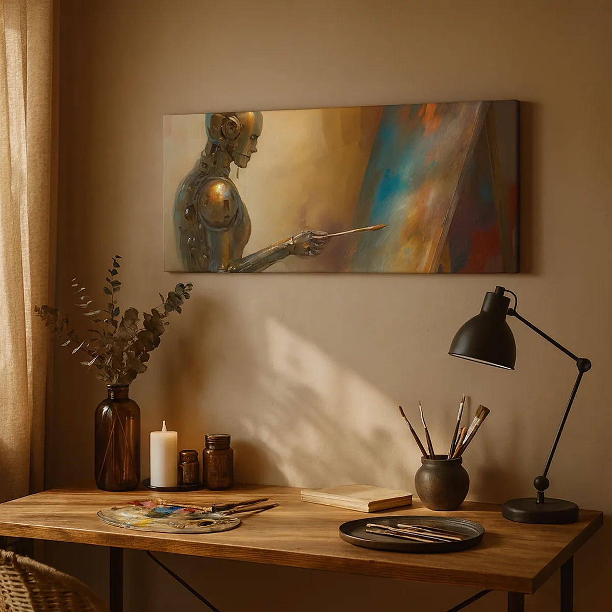 Impression sur toile - Image sur toile - L'art du futur - 30x30 cm