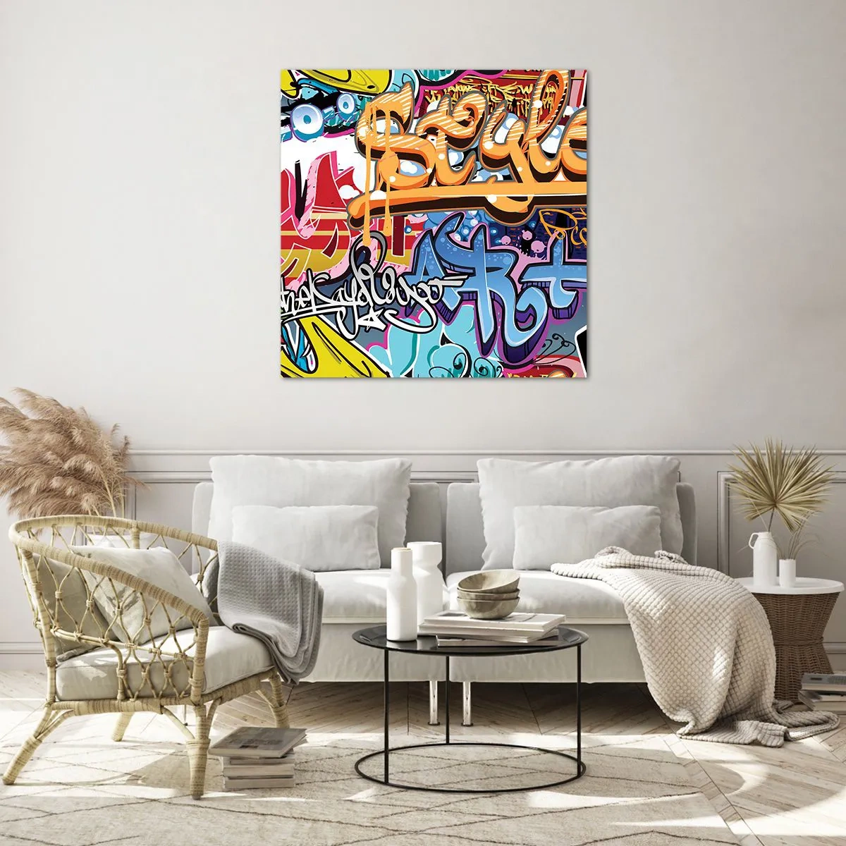 Impression sur verre - Image sur verre - Fresques, fresques, fresques… - 50x50 cm