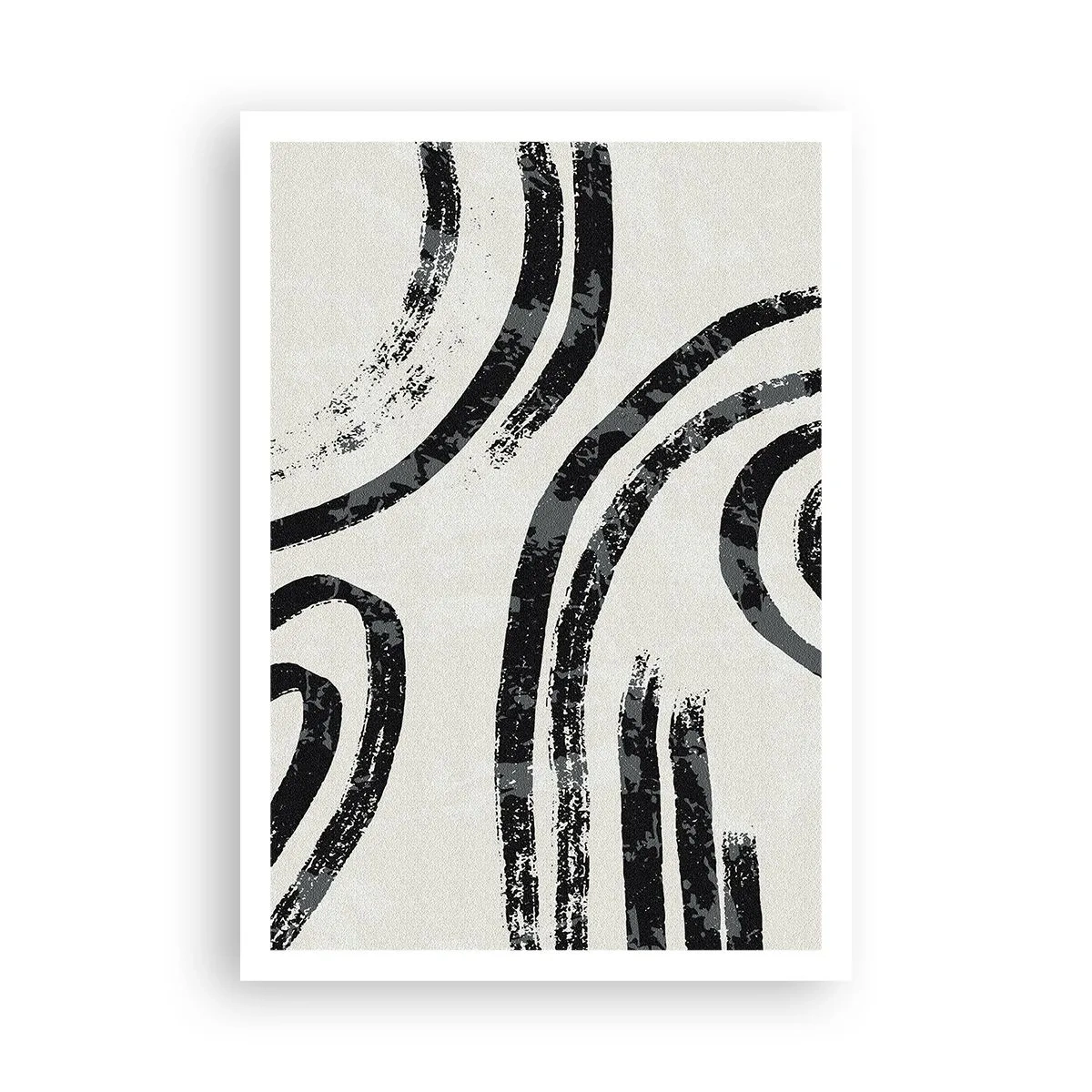 Affiche - Poster - À moitié arrêté - 70x100 cm