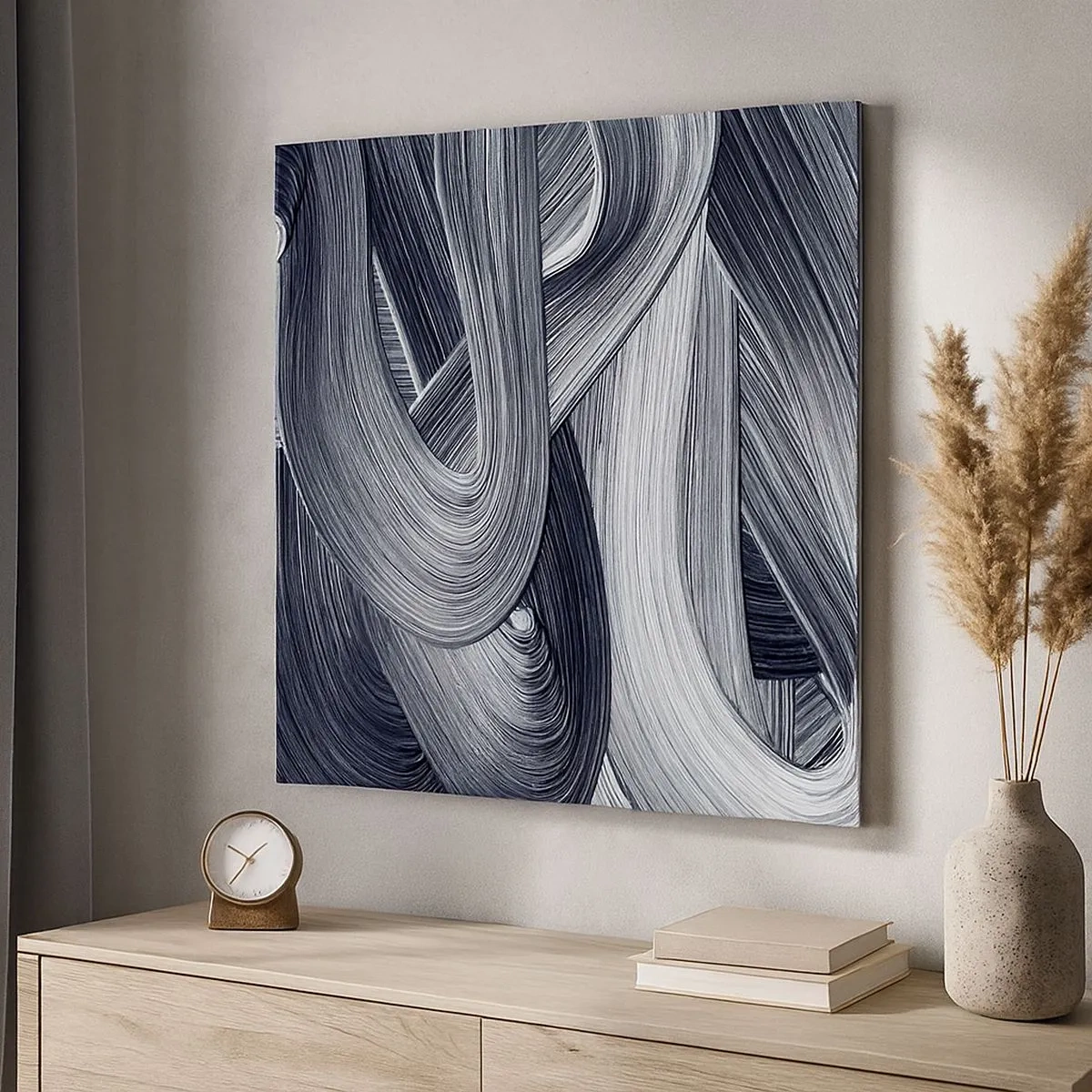 Impression sur toile - Image sur toile - La fluidité de la réalité - 30x30 cm