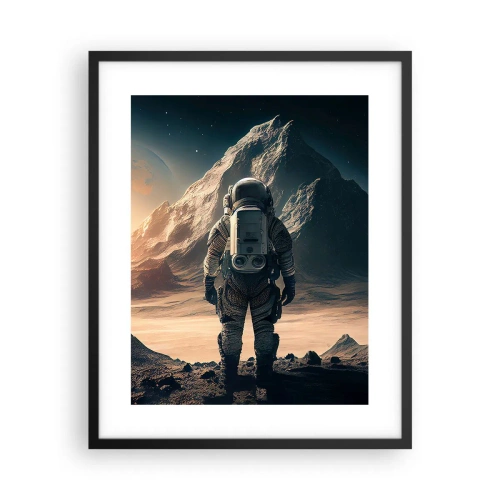 Affiche dans un cadre noir - Poster - Nouveau défi - 40x50 cm