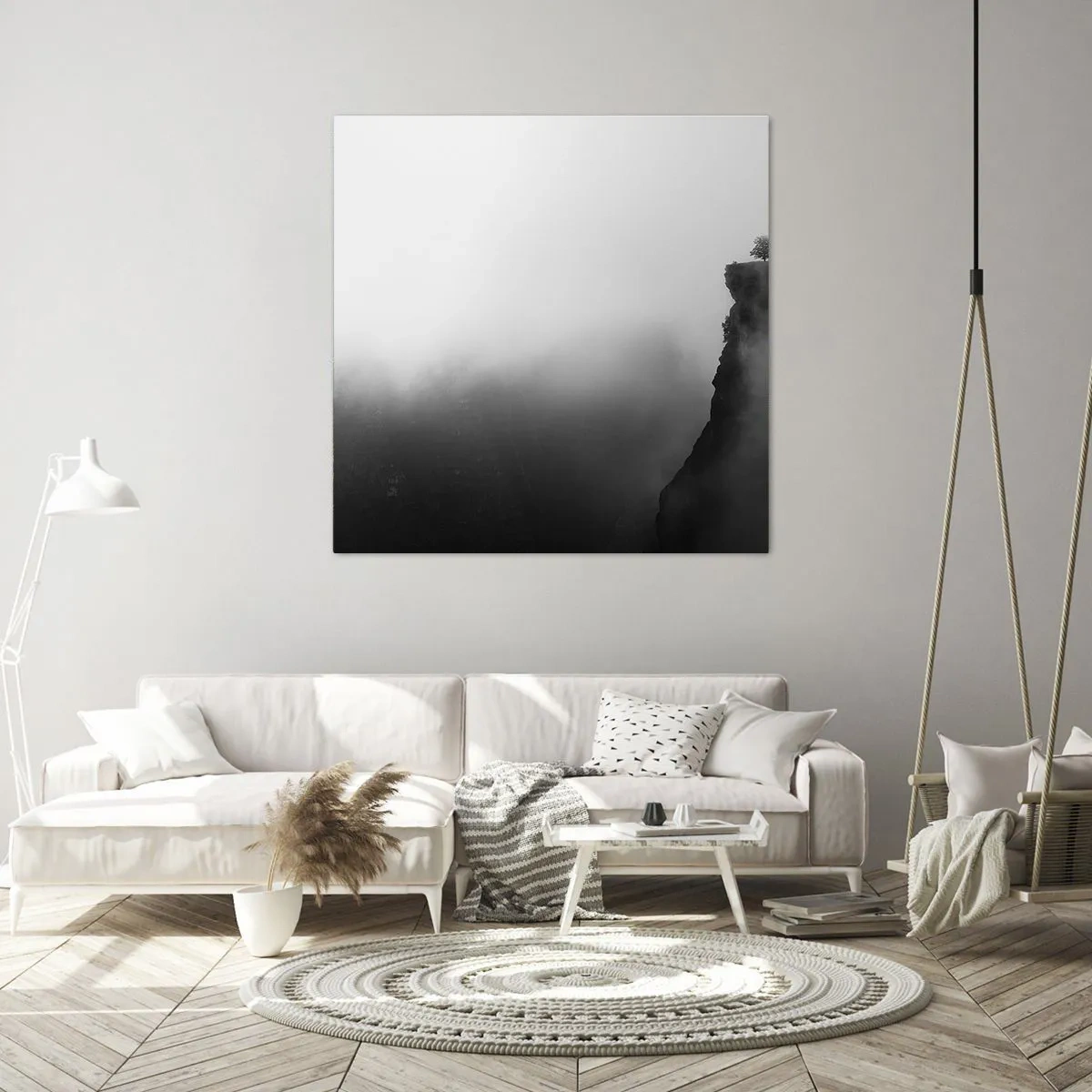 Impression sur toile - Image sur toile - Au bord du monde - 40x40 cm