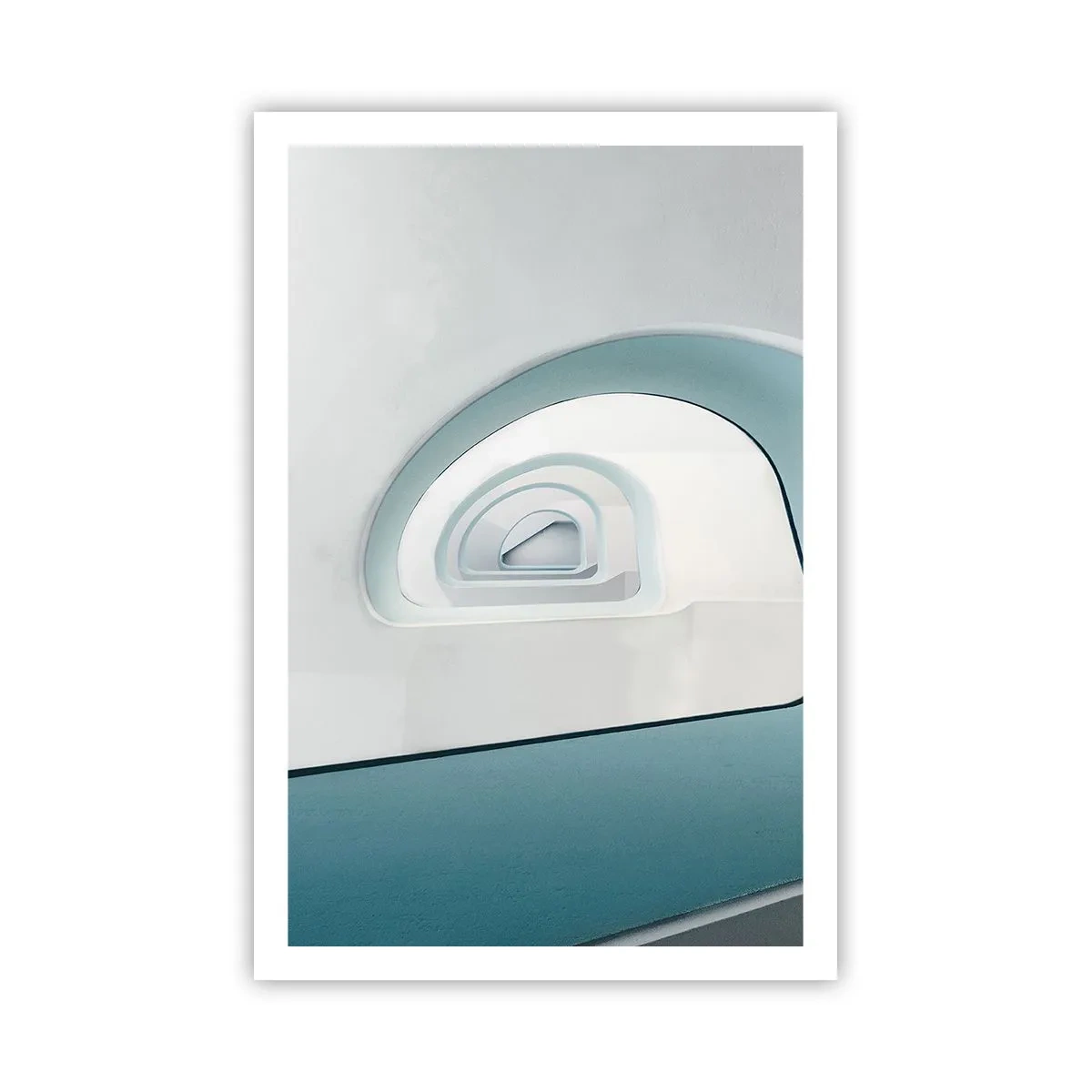 Affiche - Poster - Au profondeur du bleu - 61x91 cm