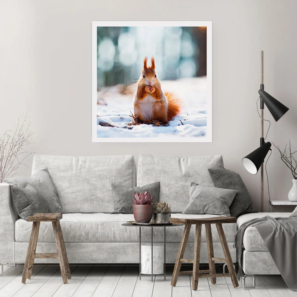 Affiche - Poster - Qu'est ce que tu regardes comme ça? - 50x50 cm