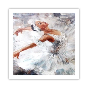 Affiche - Poster - Délicat et léger comme du tulle - 60x60 cm