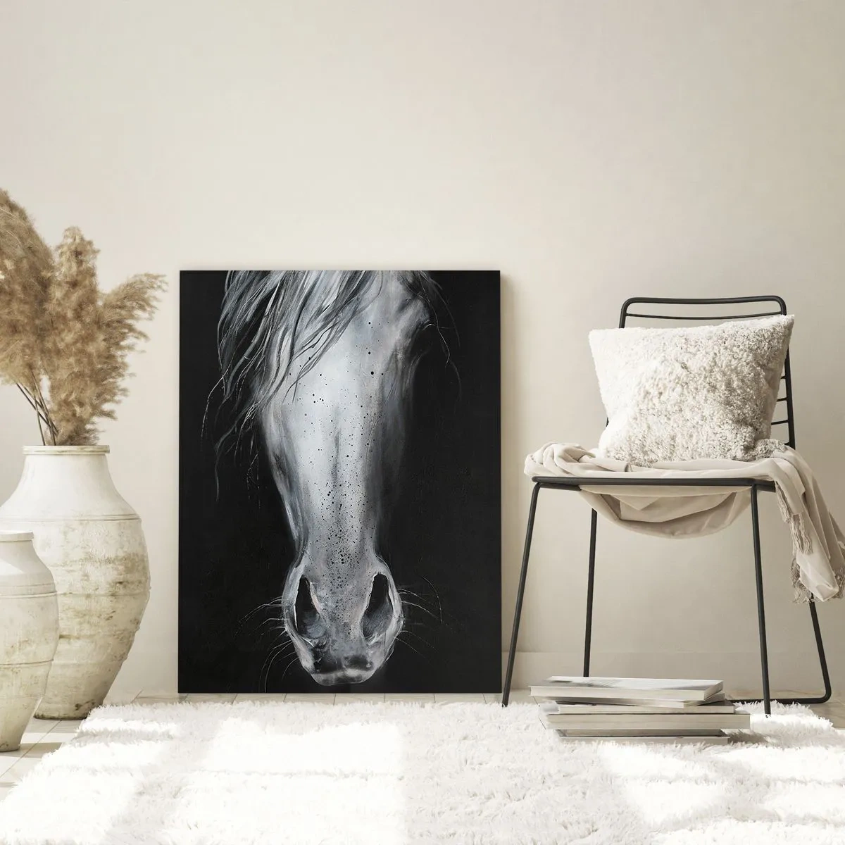 Impression sur verre - Image sur verre - Regard séduisant - 70x100 cm