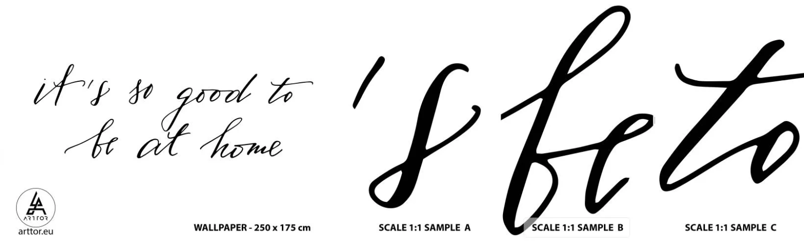 Échantillon De Papier Peint Standard Eco - Toute la vérite - Typographie, Affirmation, Maxime - 100x30 cm