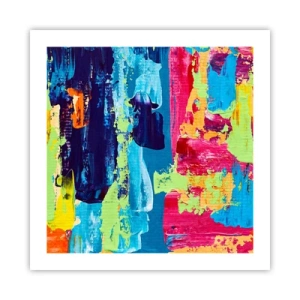 Affiche - Poster - La vie est belle! - 50x50 cm