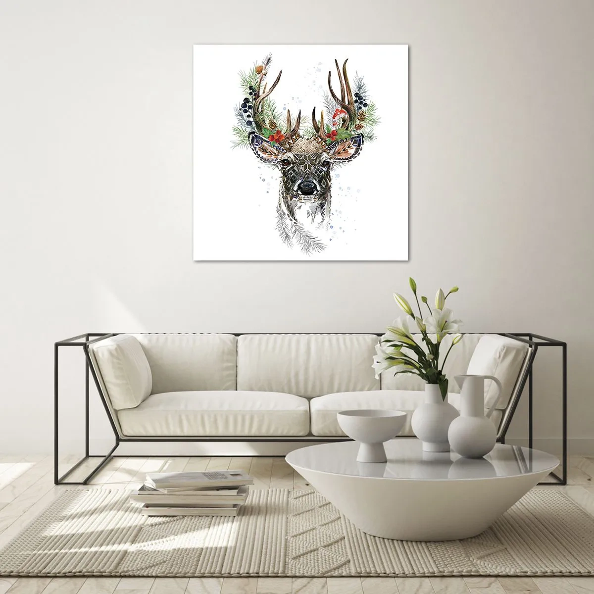 Impression sur verre - Image sur verre - En robe de fête - 60x60 cm